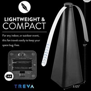Treva Insect Repellent Fan Battery Powered  